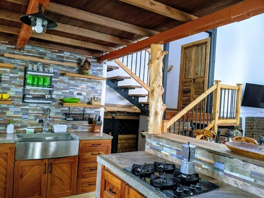 El Encanto Mountain Cabin サレント エクステリア 写真